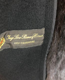 Loro Piana Belted Cashmere Coat With Mink Liner Size L