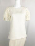 Charlotte Brody Puff Sleeve Sweater Size S