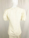 Charlotte Brody Puff Sleeve Sweater Size S