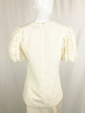 Charlotte Brody Puff Sleeve Sweater Size S