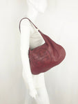 Red Leather Shoulder Bag