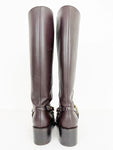 Gucci Brown Leather Horsebit Boots Size 6.5
