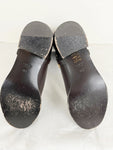 Gucci Brown Leather Horsebit Boots Size 6.5