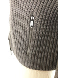 Cashmere Sweater W/ Monili Collar Size Xs