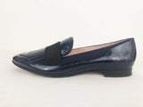 Blue Patent Leather Loafer Size 6