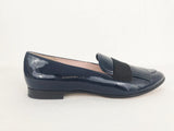 Blue Patent Leather Loafer Size 6
