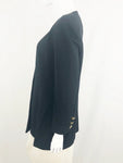 Black Knit Jacket Size 10