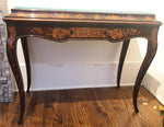 Antique Inlay Console Table 38L X33H X16D