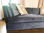 Michael Berman Brown 2 Piece Sectional Sofa 96"L X 98"L X 39"D X 30"H