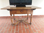 Wood Accent Table W/Drawer Size 28"Hx50"Wx32"D