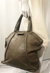 Max Mara Grey Leather Handle Bag