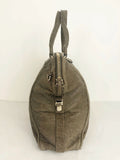 Max Mara Grey Leather Handle Bag