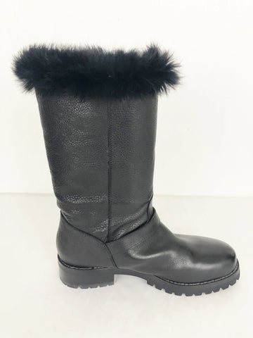 NEW Sartore Fur Lined Boots Size 7 – KMK Luxury Consignment