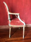 French Country Armchair ( Two Available Sold Separately) Size 38Hx32Lx20