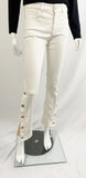 Chanel 2018 Mid Rise Jeans W/ Snap Pleat Size 34 Fr (Xs Us)