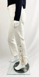 Chanel 2018 Mid Rise Jeans W/ Snap Pleat Size 34 Fr (Xs Us)