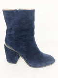 Dear Francis Blue Suede Ankle Boots Size 39 It (9 Us)