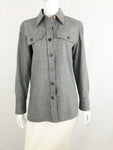 Lafayette 148 Cashmere Blend Shirt Size Xs