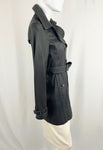Burberry Leather Belted Coat Size 4