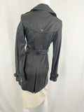 Burberry Leather Belted Coat Size 4