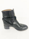 Chloe Leather Buckle Boots Size 7