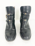 Chloe Leather Buckle Boots Size 7