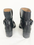 Chloe Leather Buckle Boots Size 7