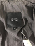 NEW Barney's Grey Leather Jacket Size S