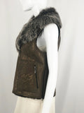 Per Se Shearling Vest Size 6