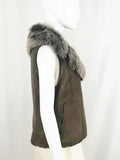 Per Se Shearling Vest Size 6