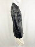 Anne Klein Long Leather Coat Size 6