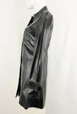 Anne Klein Long Leather Coat Size 6