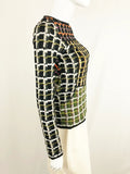 Marni Patterned Stretch Top Size