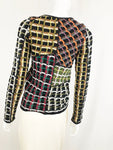 Marni Patterned Stretch Top Size