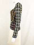 Marni Patterned Stretch Top Size
