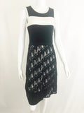 Chanel Knit Overlay Dress Size S-M