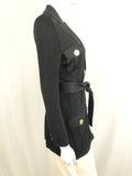 Balmain Belted Knit Jacket Size S