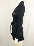 Balmain Belted Knit Jacket Size S
