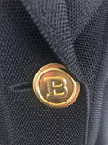 Balmain Belted Knit Jacket Size S