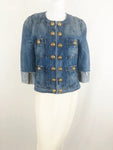 Denim Jacket Size 40 Fr (M/8 Us)
