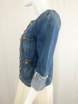 Denim Jacket Size 40 Fr (M/8 Us)