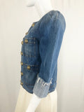 Denim Jacket Size 40 Fr (M/8 Us)