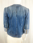 Denim Jacket Size 40 Fr (M/8 Us)