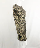 Dolce & Gabbana Animal Print Silk Dress Size 6