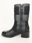 Chanel Quilted Boots Size 41 It (11 Us)