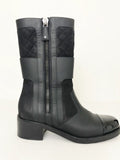 Chanel Quilted Boots Size 41 It (11 Us)