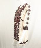 Figue Silk Embroidered Dress Size Xs