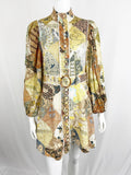 Zimmermann Linen Dress Designer Size 1 (S/6 Us)