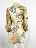 Zimmermann Linen Dress Designer Size 1 (S/6 Us)