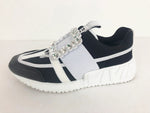 Viv' Go Rhinestone Buckle Sneaker Size 8.5